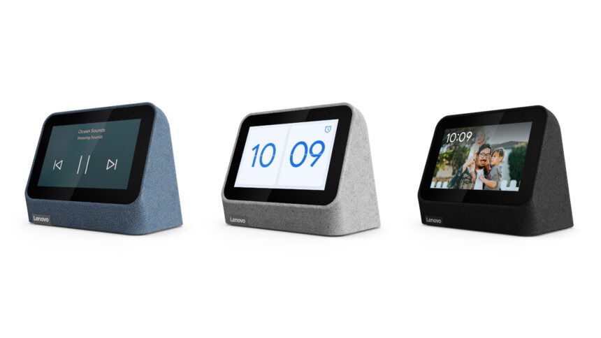 Die Lenovo Smart Clock 2 ist in drei verschiedenen Farben erhältlich. 