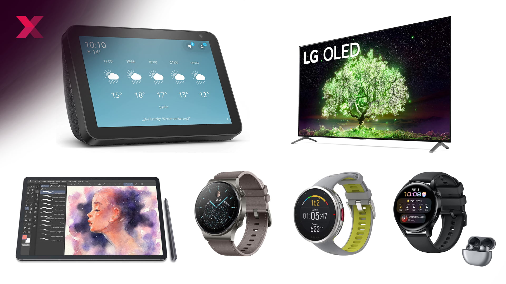 Mit diesen Technik-Deals spart ihr richtig. Heute: Smart-TVs von LG, Samsung und Philips, die Huqwei Watch 3, Samsung Galaxy Watch 3, Apple iPad Pro, Samsung Galaxy Tab S7+ & mehr.