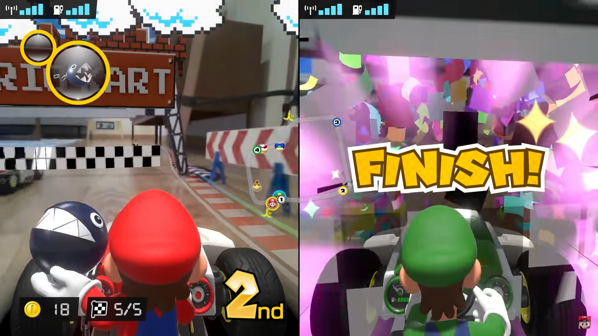 Mario Kart AR: Update bringt Splitscreen-Multiplayer
