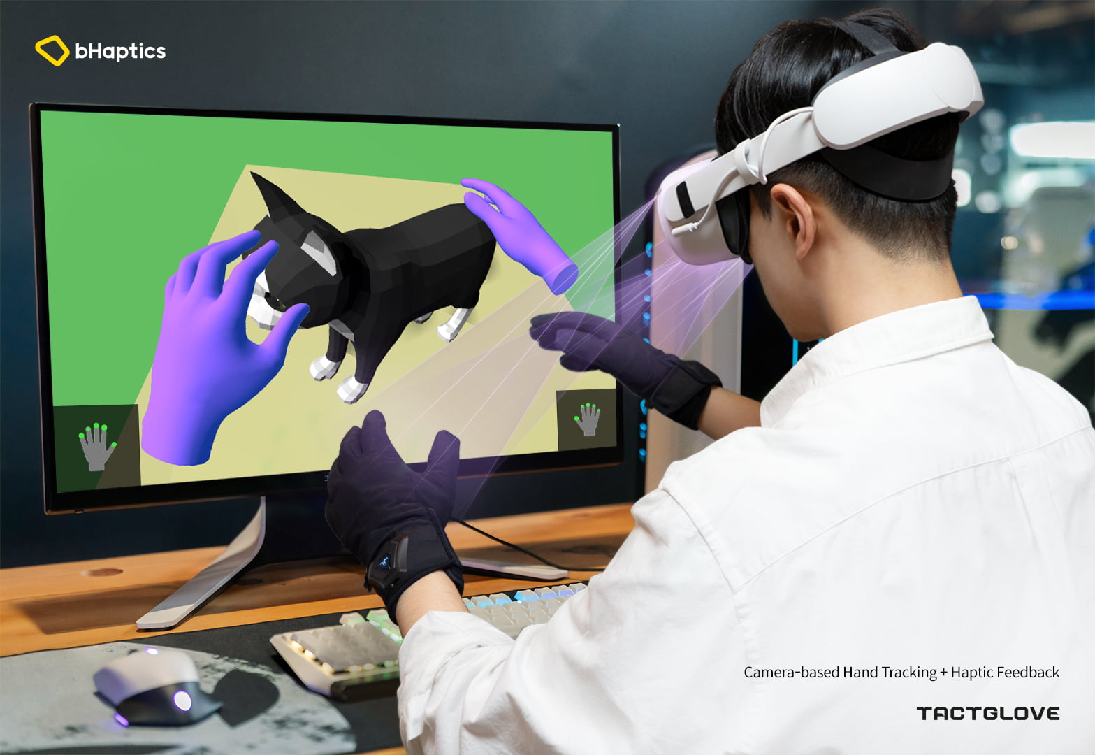 Quest 2: Mit diesem Haptik-Handschuh könnt ihr VR spüren