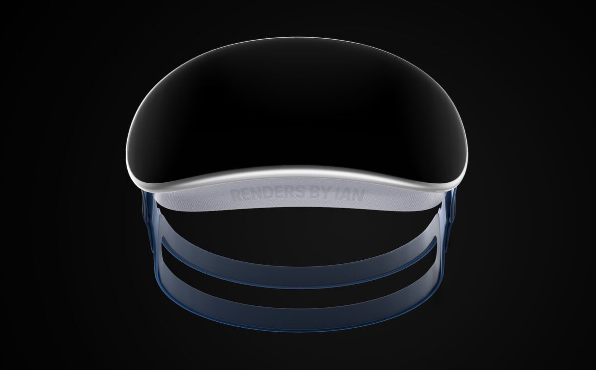 Ein Rendering einer möglichen Tech-Brille von Apple