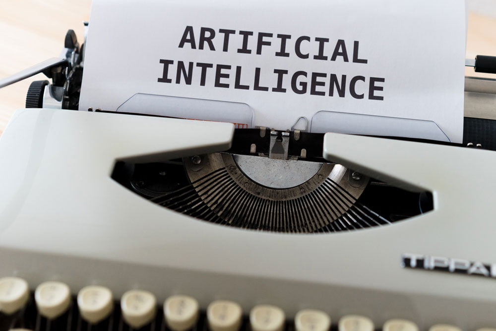 Artificial Intelligence Schriftzug