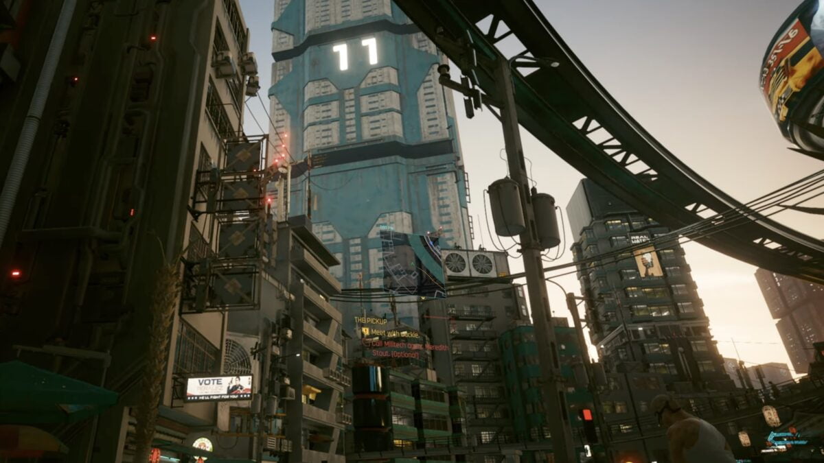 Wolkenkratzer in Cyberpunk 2077