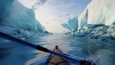Kayak VR: Umwerfend schönes PC-VR-Spiel entführt in die Antarktis