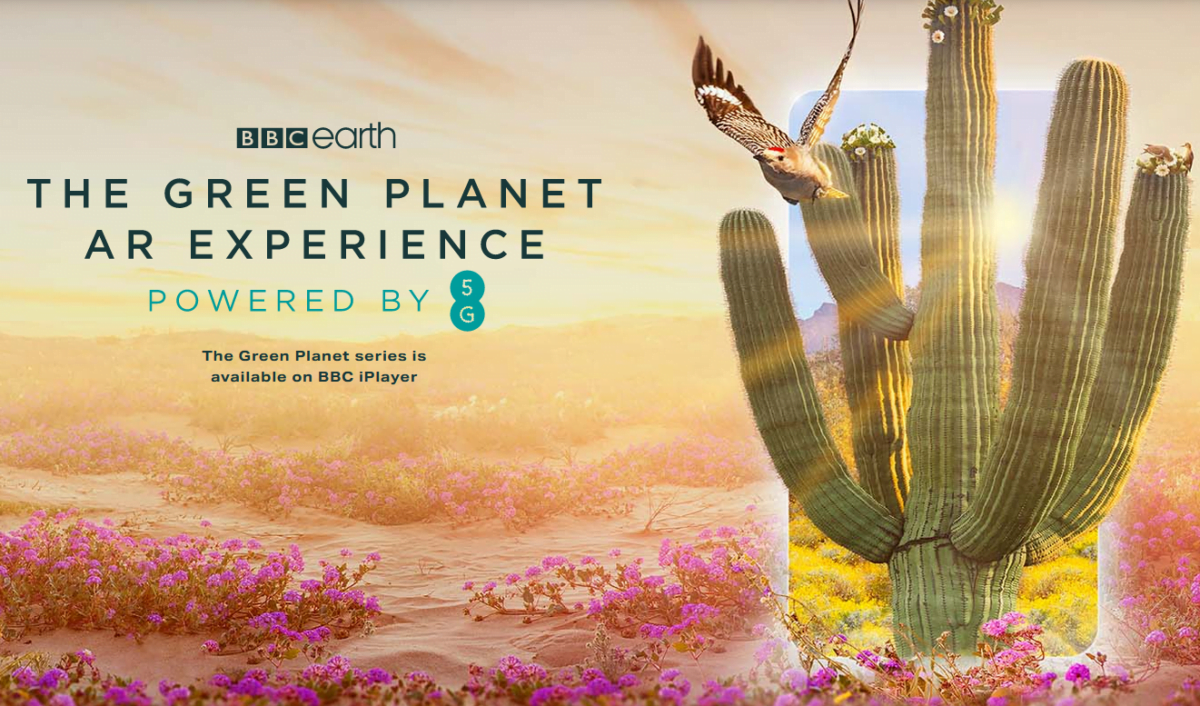 Die Londoner Augmented-Reality-Ausstellung The Green Planet AR gewährt einen Einblick in die Pflanzenwelt.