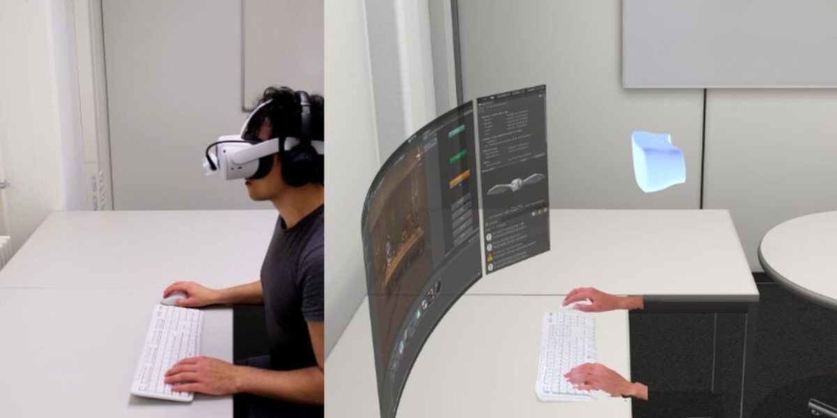 Forschende manipulieren die Zeit in einem VR-Workplace, um die Konzentration zu fördern. Sieht so künftiges Arbeiten aus?