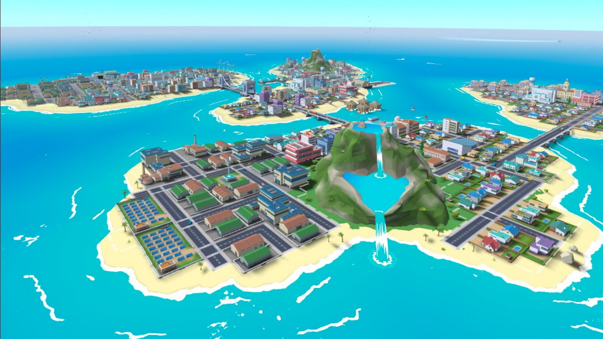 Städte auf Inseln in Little Cities VR auf Meta Quest 2