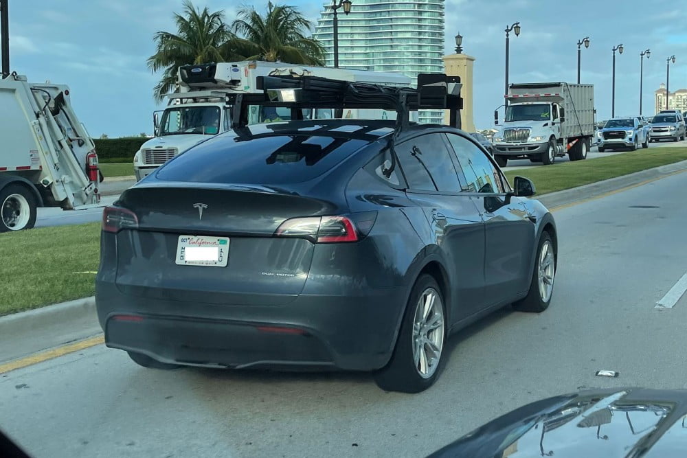 Ein Tesla Model Y mit Lidar-Sensoren sorgt in Florida für Aufsehen. Rückt Elon Musk vom Kurs ab und kooperiert mit Luminar?