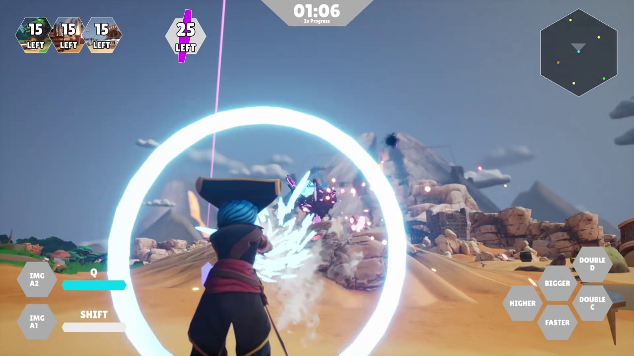 VR Tribes für Steam angespielt: 3x Monitor gegen 1x VR