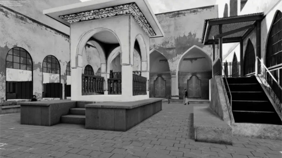 Das Israel Museum stellt eine virtuelle Rekonstruktion der Großen Synagoge von Aleppo aus. Die Grundlage für das VR-Erlebnis bilden 75 Jahre alte Fotografien.