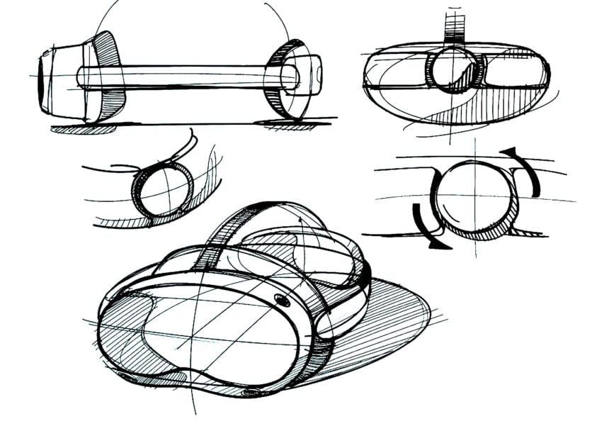 Possible concept drawing of Pico Neo 4 (Pro) from different perspectives.