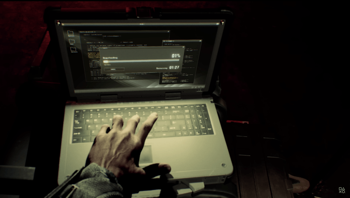 Ein Agent in Firewall Ultra hackt eine Laptop.