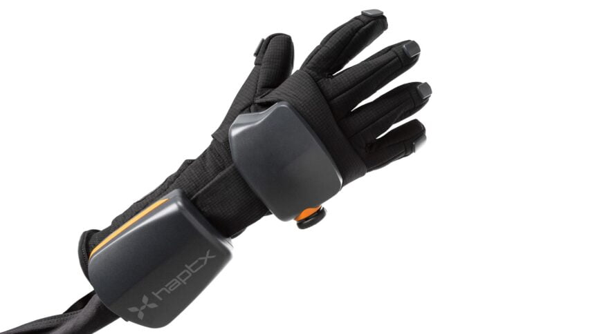 Die wuchtigen Haptx Gloves G1.