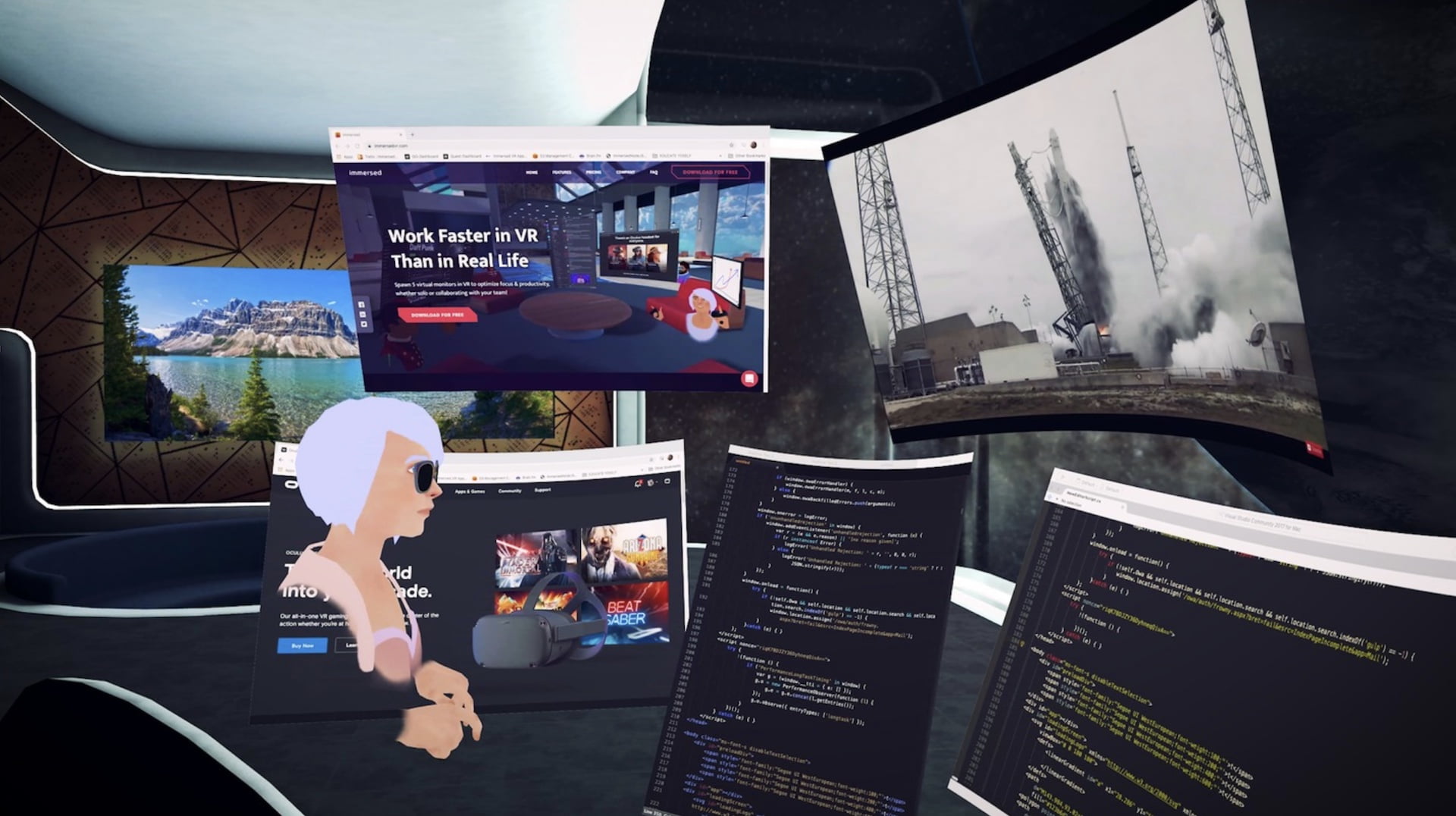 Virtual Reality-Büro: Entwickler arbeitet seit zwei Jahren nur mit VR-Brille