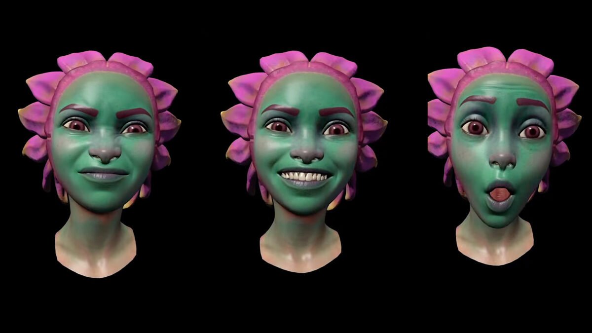 Drei büstenförmige Avatare nebeneinander mit unterschiedlichen Gesichtsausdrücken (Ekel, breites Grinsen, Erstaunen).