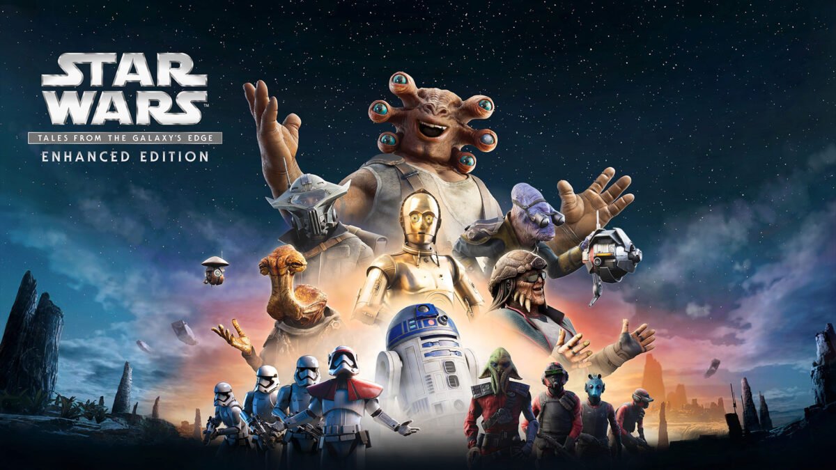 Das Poster von Star Wars: TFTGE mit darin vorkommenden Charakteren.