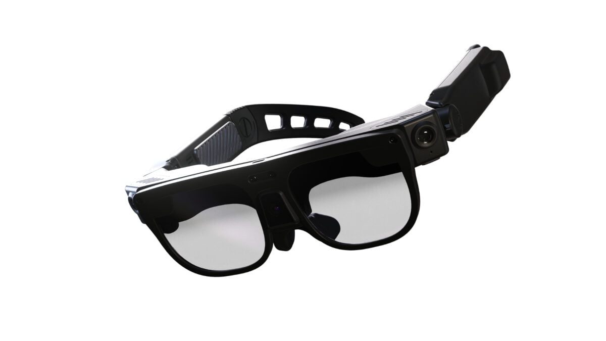 Die AR-Brille von Digilens mit schwarzem Gehäuse.