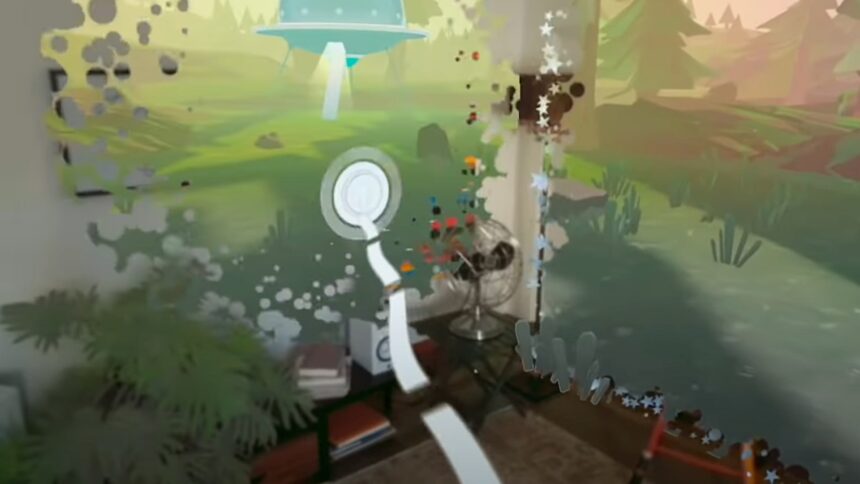 An example of AR effects from Meta's The World Beyond.
