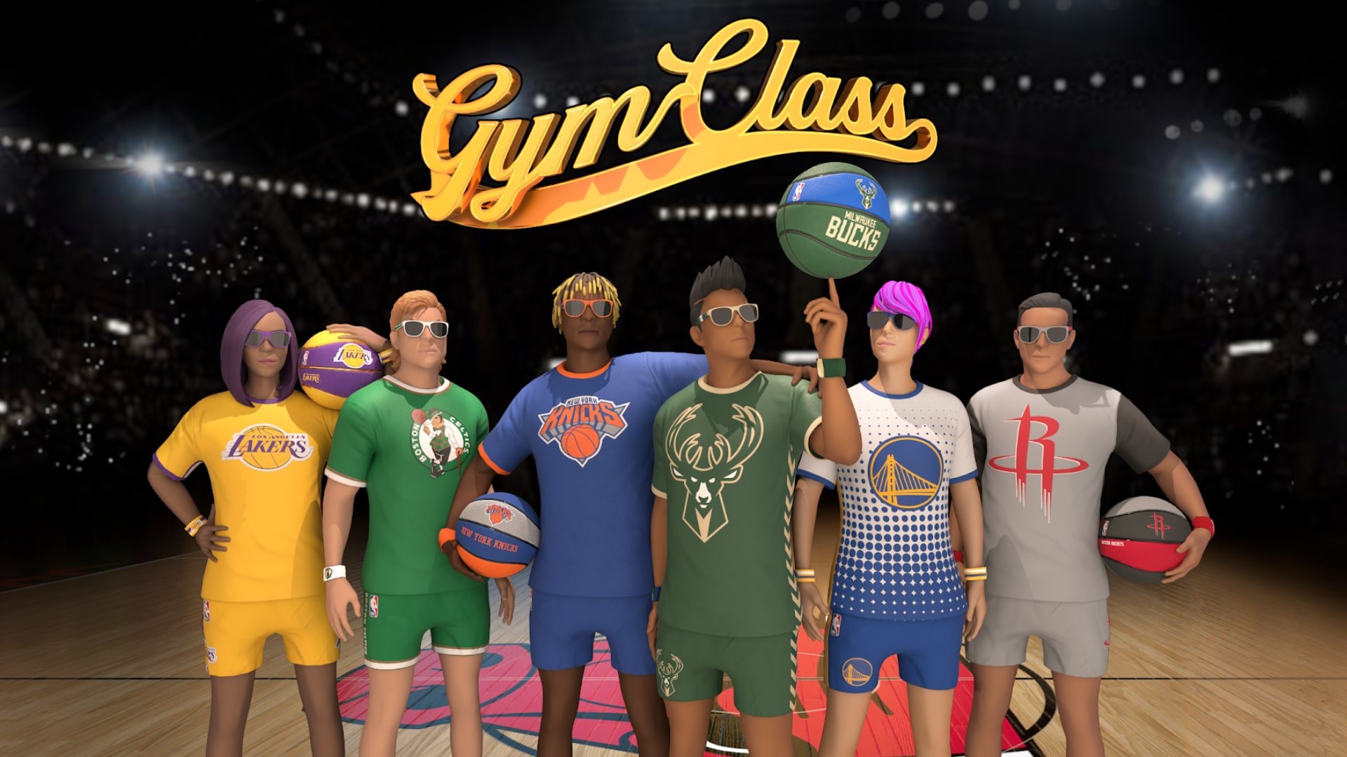 Die NBA kommt in die VR-Basketball-Simulation "Gym Class VR"