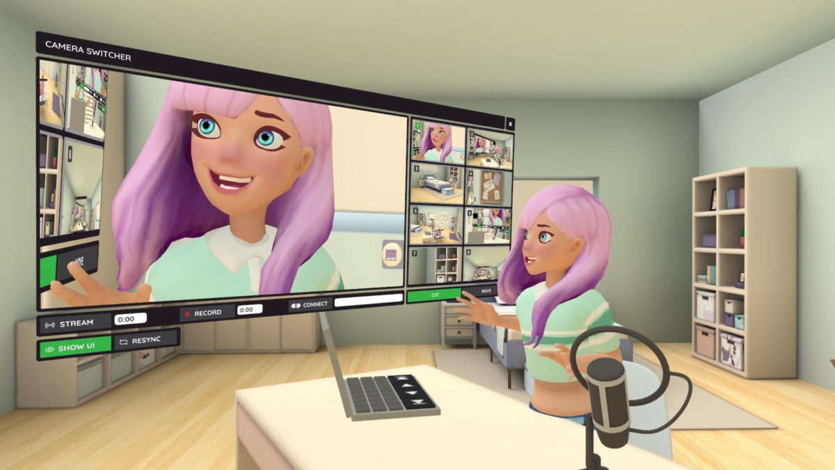 Mit Flipside Studio können Sie Selfies wie ein Influencer aufnehmen, selbst wenn Sie sich in VR befinden.
