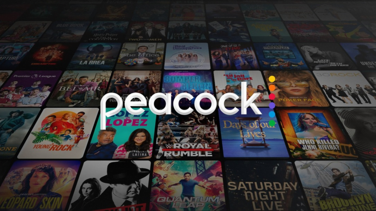 Ein Bild, dass das Angebot von Peacock TV zeigt.