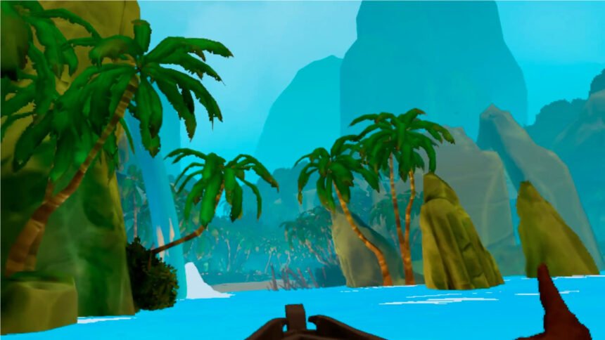 In Call of the Sea VR reise ich auf eine Insel, um meinen verlorenen Ehemann zu suchen. 