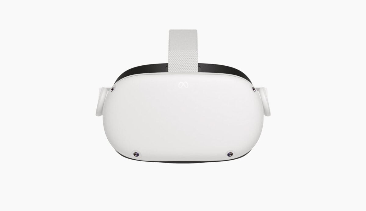 VR-Brille Quest 2 frontal ohne Hintergrund