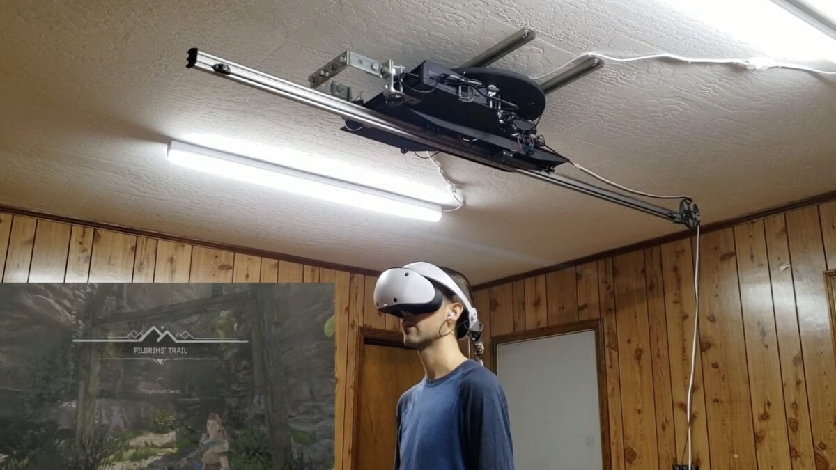 Störendes PSVR 2 Kabel: Fan baute motorisierten Kran