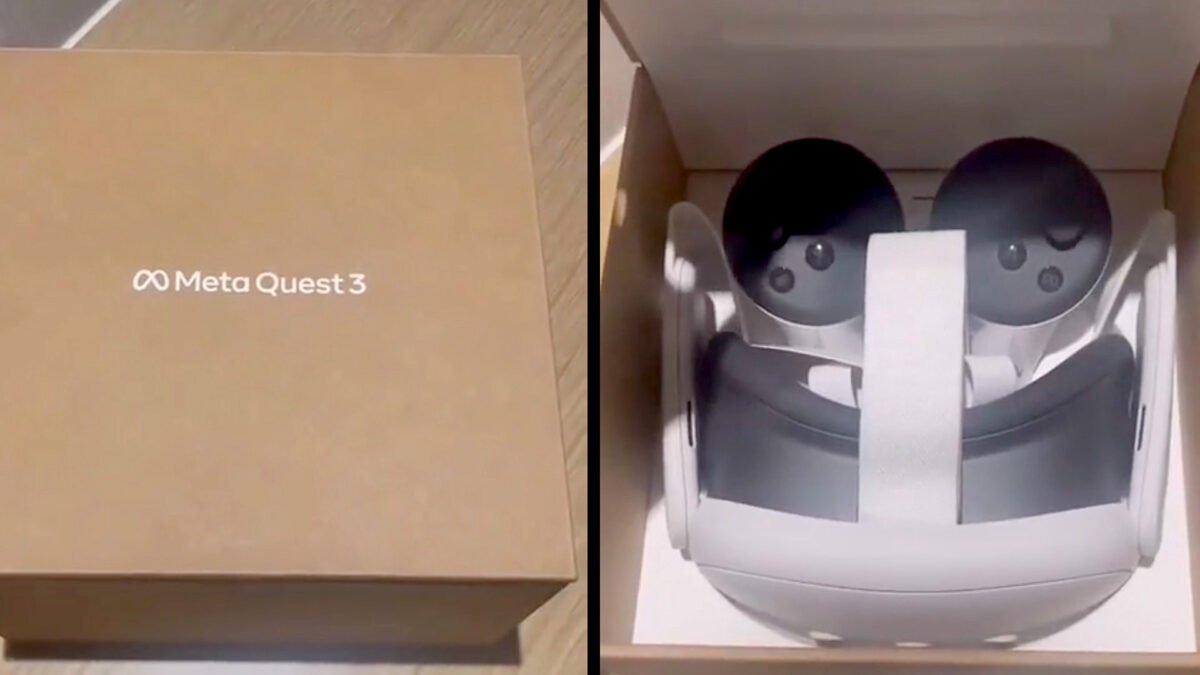 Meta Quest 3: Erstes Unboxing geleakt