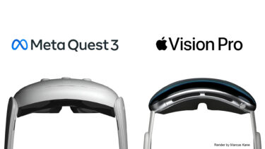 Meta Quest 3 vs. Apple Vision: Formfaktor im Größenvergleich