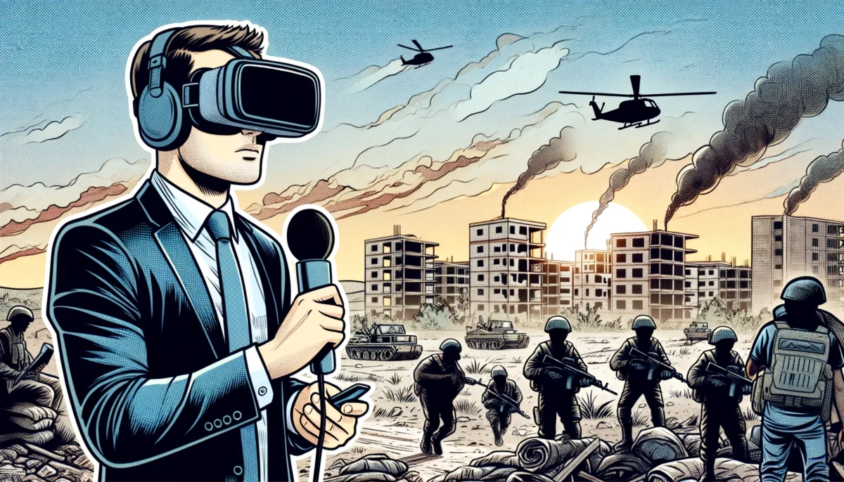 Virtual Reality hilft ukrainischen Journalisten, sich auf gefährliche Kriegsgebiete vorzubereiten