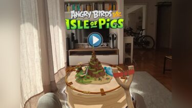 Meta Quest 3: Angry Birds in Mixed Reality ist ziemlich cool