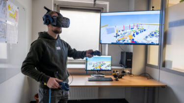 Liebherr nimmt eine in Virtual Reality geplante Produktionshalle in Betrieb