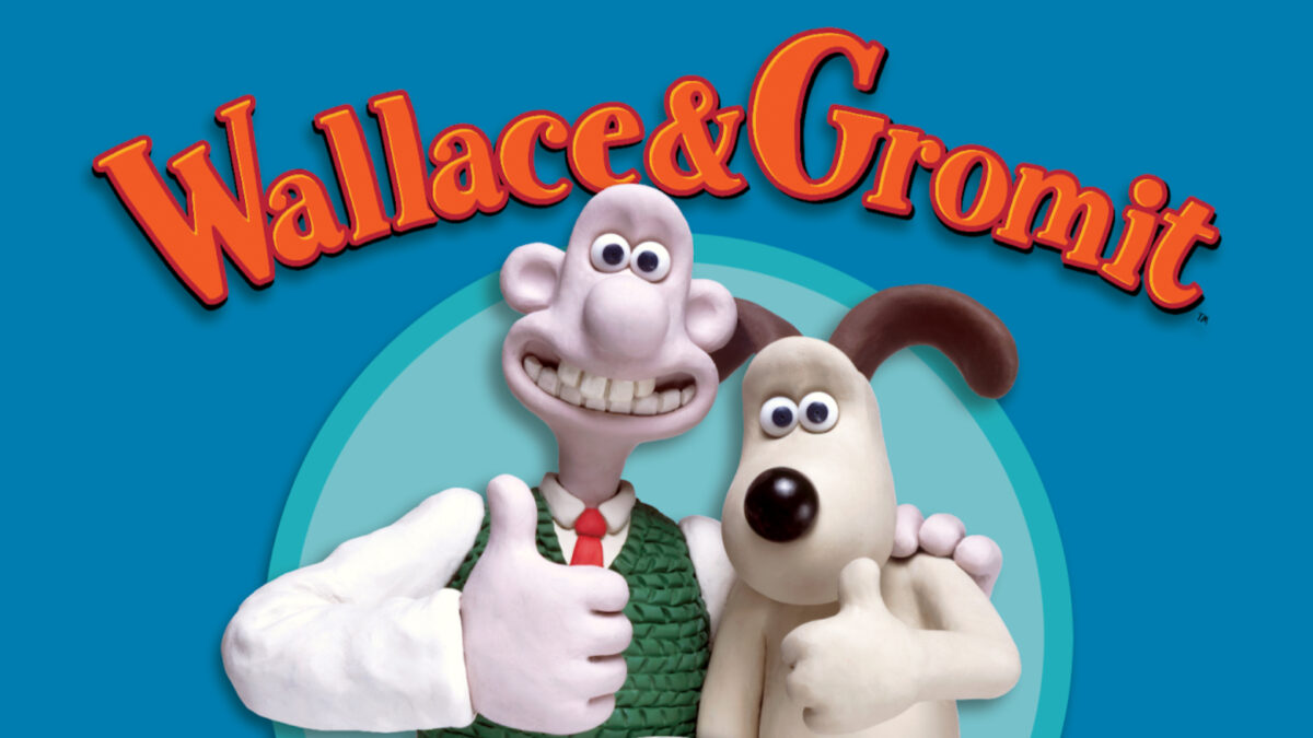 Die Knetfiguren Wallace & Gromit stehen nebeneinander und zeigen den Daumen hoch.