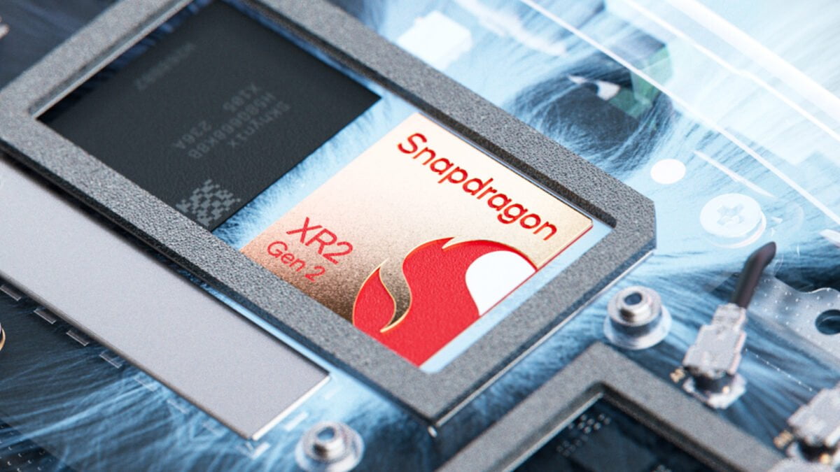 Illustrative Abbildung des Snapdragon XR 2 Gen 2 Chipsatzes.