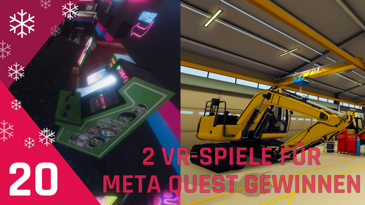 2 VR-Spiele gratis für Meta Quest: Öffnet Türchen Nr. 20 im MIXED-Adventskalender