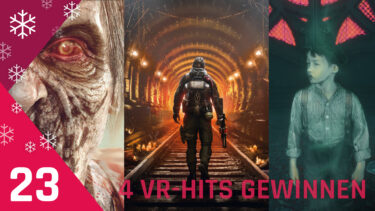 Jetzt 4 VR-Hits gewinnen: Metro Awakening, Arizona Sunshine Remake und mehr im MIXED Adventskalender