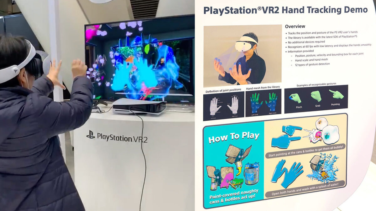 Sony präsentiert Handtracking für Playstation VR 2