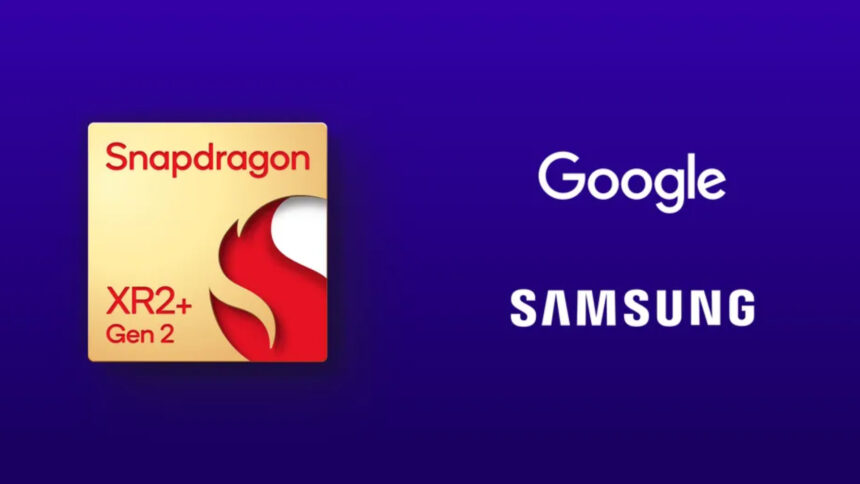 Die Logos von Google, Snapdragon und Samsung 