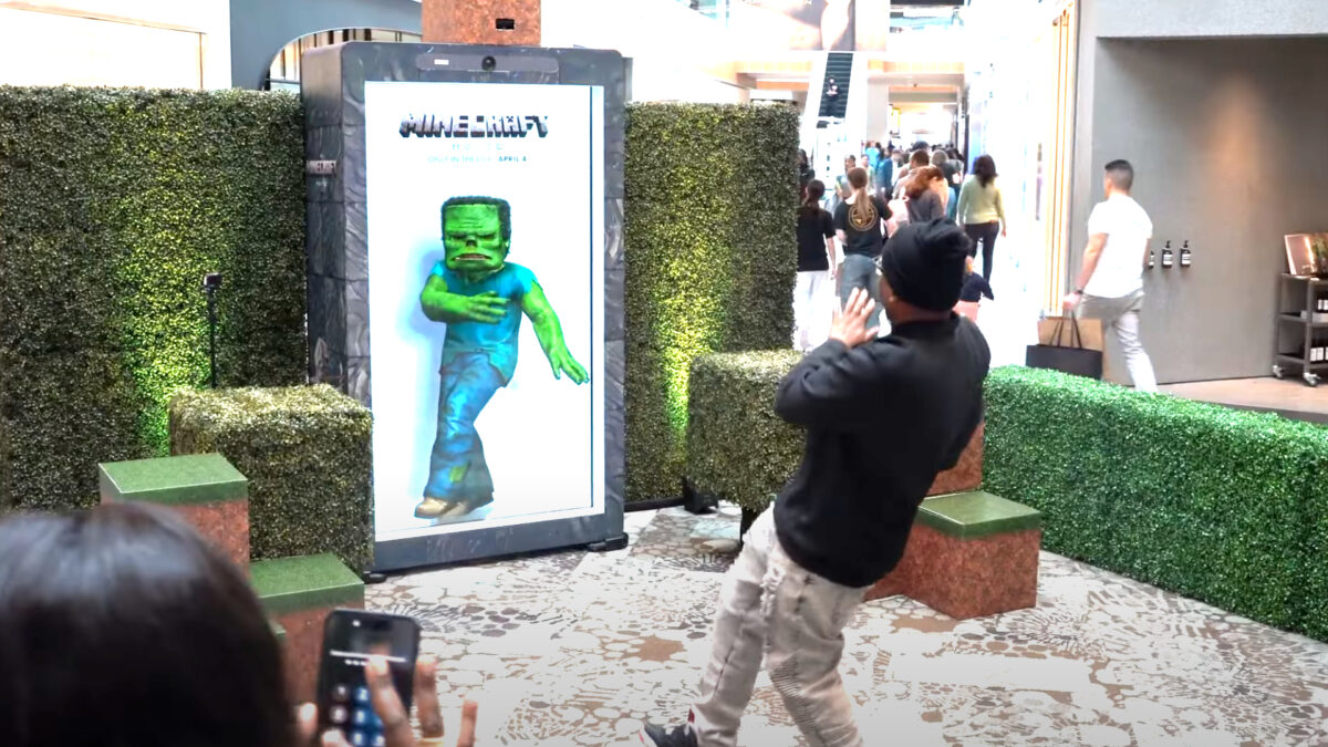 Ein Minecraft Film: Diese Hologramme spiegeln eure Körperbewegungen