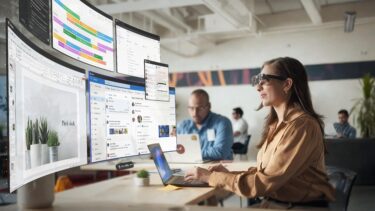 Diese AR-Software macht aus einem Windows-Laptop ein mobiles 100-Zoll-Multi-Monitor-Setup